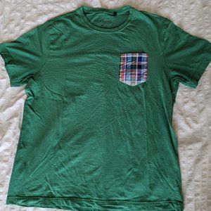 Tailor Vintage tshirt short sleeve green plaid